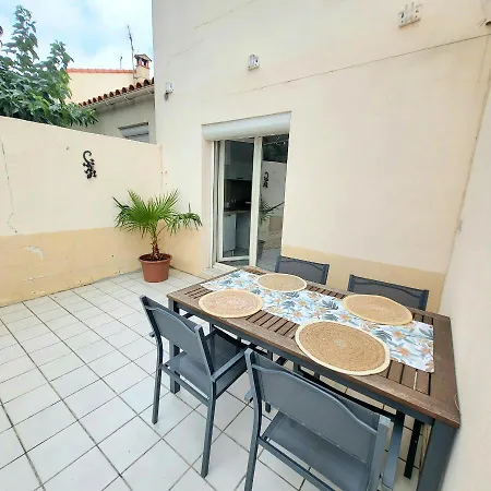 Bel Avec Jardin De 30m2 , Climatise Avec Parking Et Arrivee Autonome דירה Cabestany
