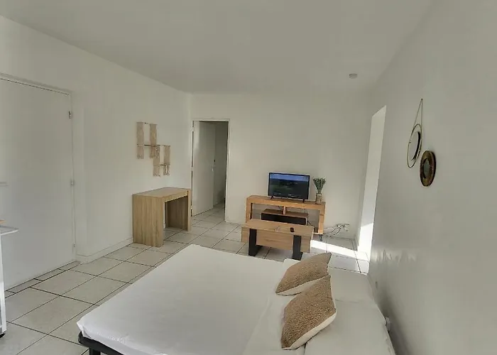 Apartamento Bel Avec Jardin De 30m2 , Climatise Avec Parking Et Arrivee Autonome Cabestany
